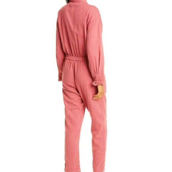 Xirena Jaymes Jumpsuit in Sun Dried Red NWT Size Large - Picture 2 of 9